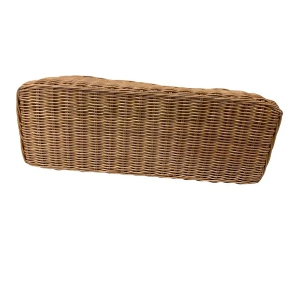 Frances Valentine “Margaret” Wicker PVC Large Tote Shoulder Bag Hot Pink NWOT - Picture 7 of 12